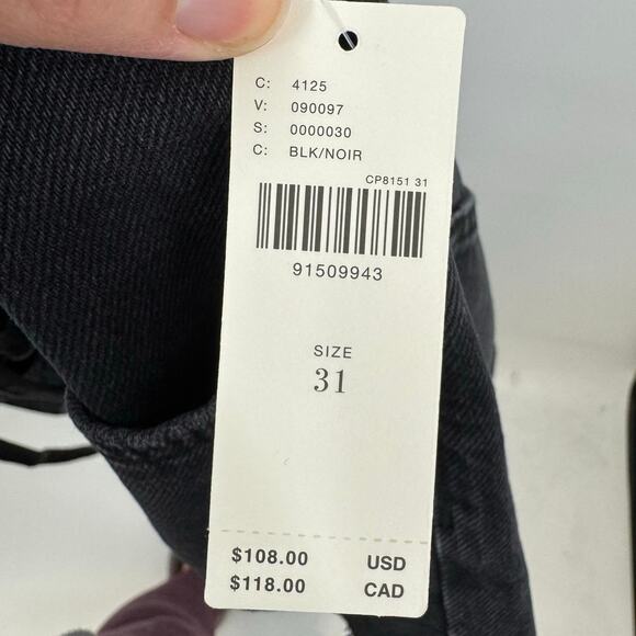 Anthropologie Black Jean Shorts - Picture 11 of 11